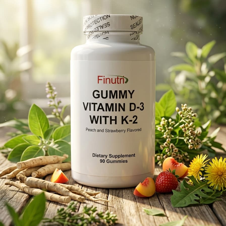 Gummy Vitamin D-3 With K-2